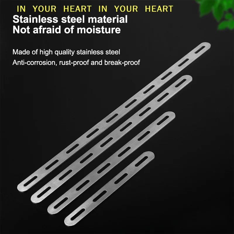 【X】Stainless Steel Flat Corner Bracket Mending Joining Plate Repairing Fixing Connector Furniture Cabinet Shelves Brace Parts