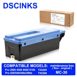 MC-30 scatola di manutenzione per Canon MC30 scatola di manutenzione per Canon Pro 560s 540 540S 520 2000 4000 4000s 6000s TX5200 TX5300 stampante