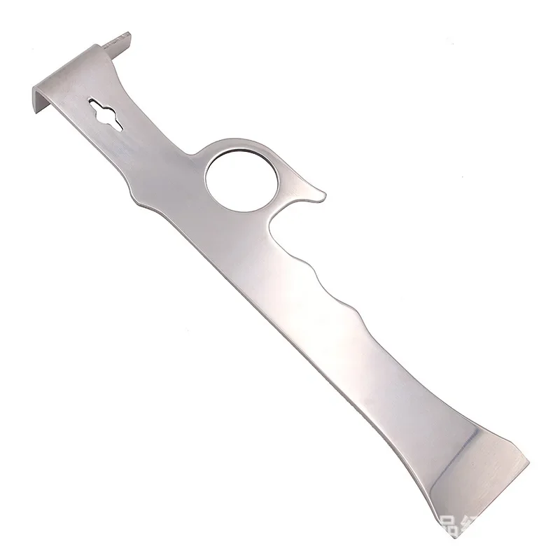 A 2PCS Beekeeping Tools and Cutting Tools Manufacturer Direct Selling Stainless Steel Elbow Scraper Thumb Knife Multifunctional