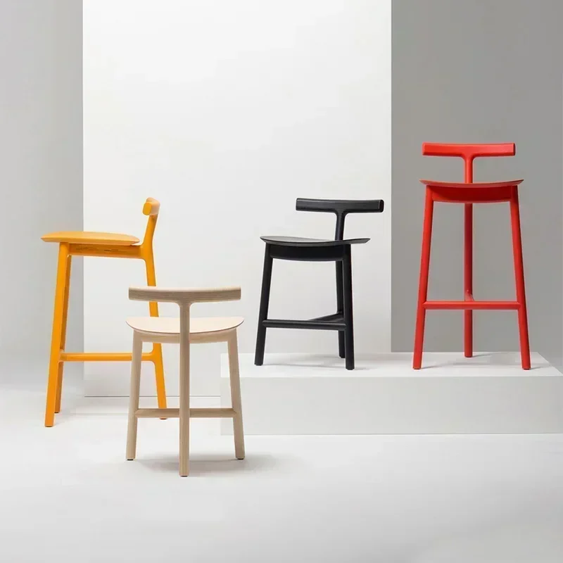 

Для Holz Hohe Bar Stuhl Einfache Modische Xo Designer Barhocker Kreative Freizeit Moderne Haushalt Rücken Continune Chaise
