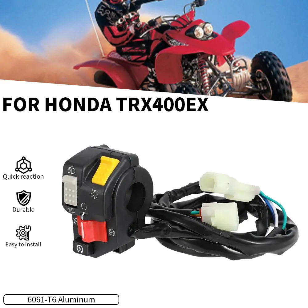 ATV Motorcycles Accessories Electric Start Switch Turn Signals Indicator Switch For Honda TRX400EX TRX 400 EX Moto Parts JFG
