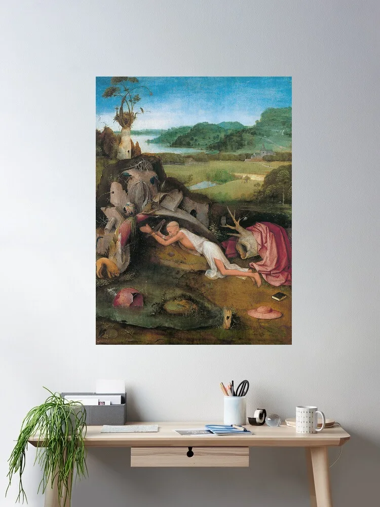 

Hieronymus Bosch, Print Art Canvas Poster,Living Room , Home Wall Decor Picture