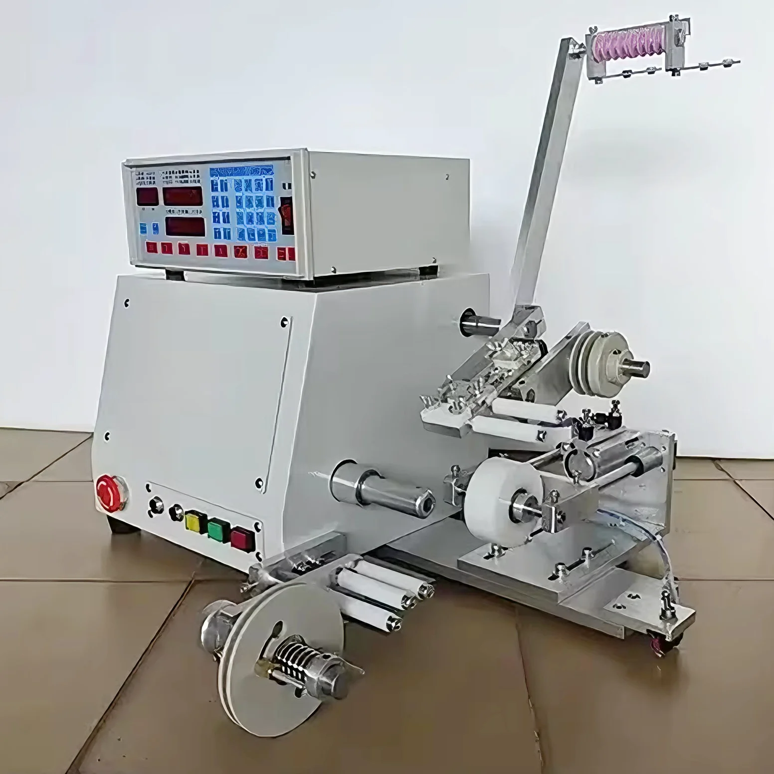 Single-Axis Brushless CNC Transformer Winding Machine, 0.03–1.2mm Enameled Copper Wire Automatic Winder