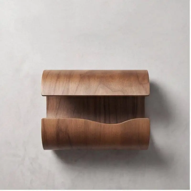 Handcrafted Natural Wood Tissue Box Organizer Rustic Wooden Napkin Holder Fits Standard Tissue Pack Farmhouse Home Decor