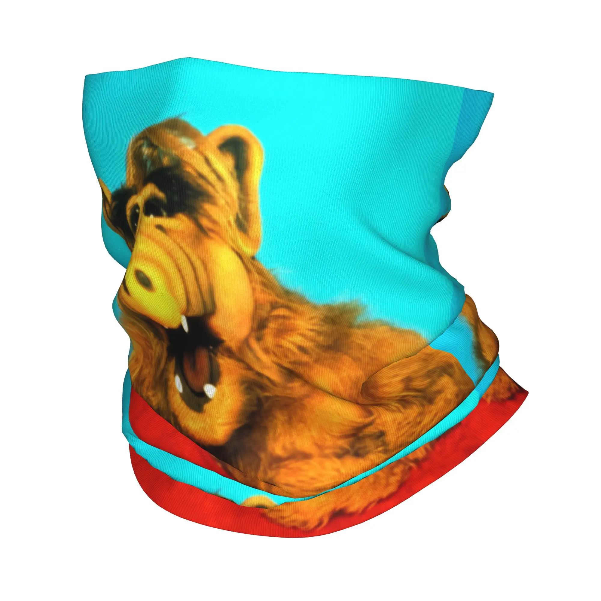 Funny Alf Bandana Neck Gaiter UV Protection Face Scarf Cover Women Men Alien Life Form Sci Fi Tv Show Headwear Tube Balaclava