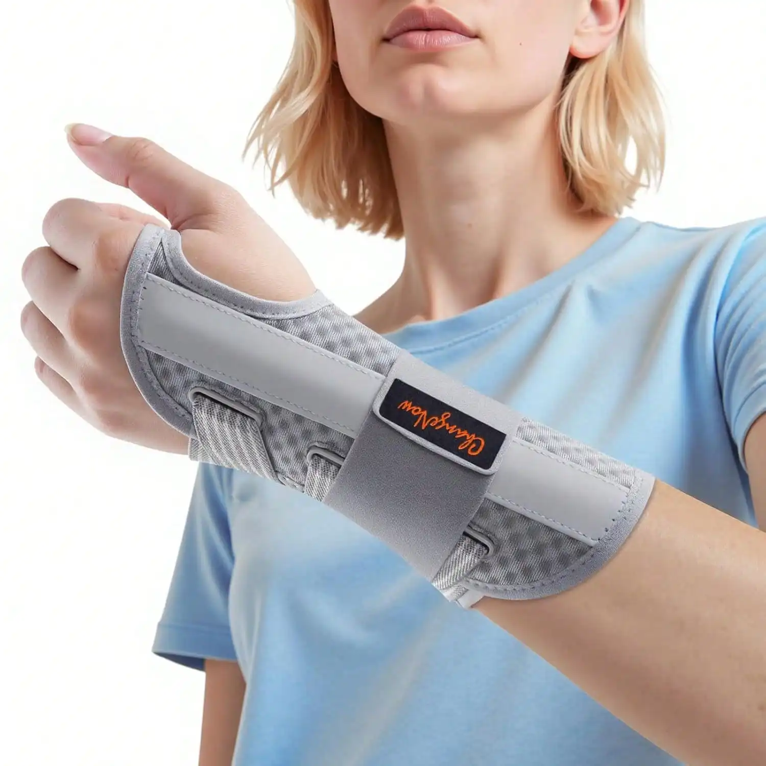 

Carpal Tunnel Wrist Brace For Women&Men, [Ultra Breathable & Upgraded Support] Night Wrist Support With Metal Splints Fit Right Hand, Rigid Hand Brace For Tendonitis, Sprain, Arthritis, Pain Relief
