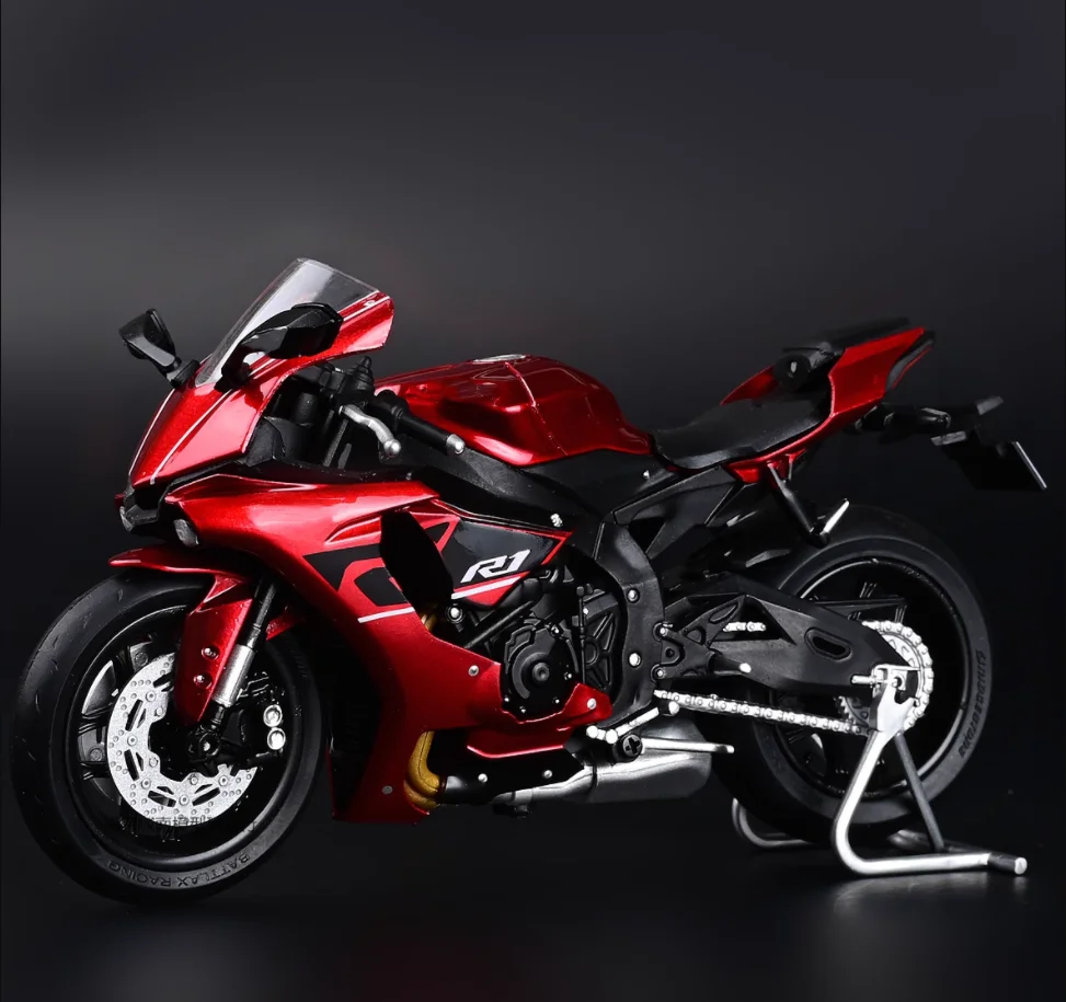CM Modello 1:18 R1 Modello in lega di moto Articolo decorativo statico Regalo di compleanno
