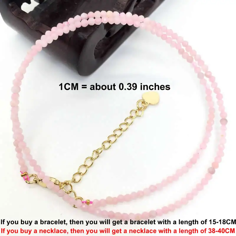 Facettierte Edelsteine 2-3mm Perlen Halskette Armband Kristall Quarz Achat Labradorit Amazon Choker Herren Damen Schmuck Party Geschenk – Detail 27