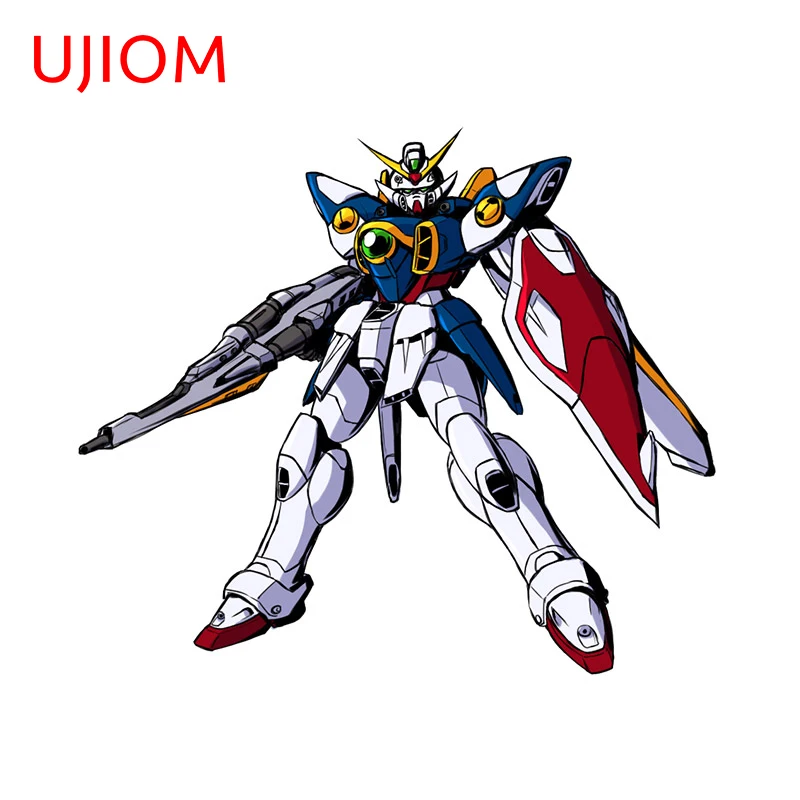 UJIOM 13cm x 11.3cm For Gundam Vinyl Car Wrap The Whole Body Custom Car Sticker Waterproof Personality Decal Car Accessories