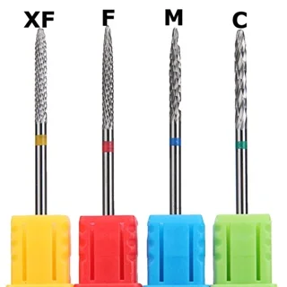 1Pcs Tungsten steel Nail Drill Bits Electric Grinding Head Exfoliating Clean For Gel Nail Polish Manicure Milling Cutter Files T