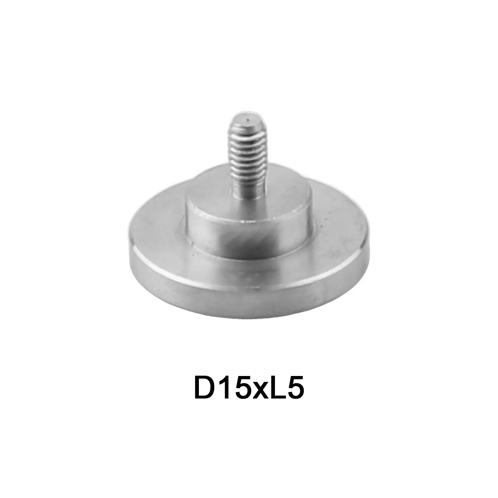 Flat Point Attachment for Dial Indicator and Depth Gauge with M2.5 Threaded Shank Built for Repeated Measurement Tasks