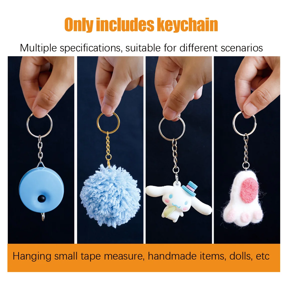 10Pcs Metal Screw Pins Keychain Ring Split Ring Key Chains Ring OD 25mm 28mm 30mm DIY Making Retro Fashion Jewelry Accessories