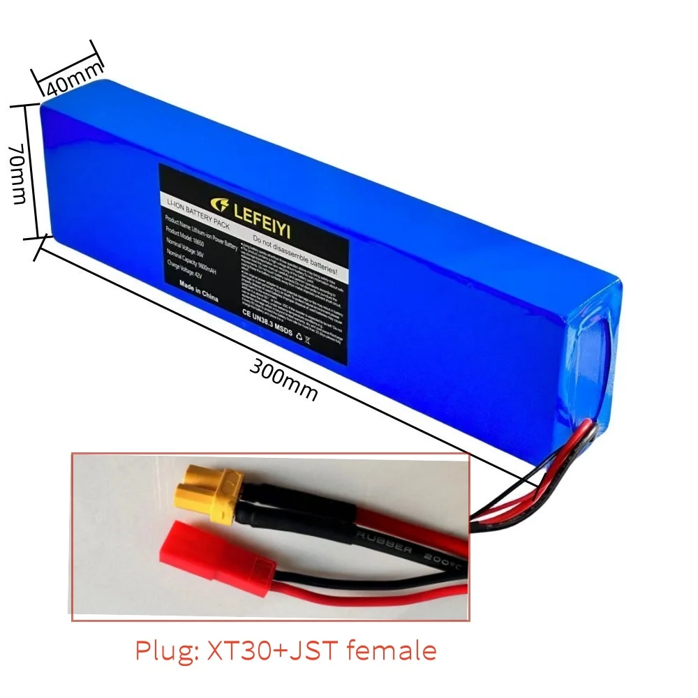 36V9.8AH for AOVO, AOVOPRO, Kamukai And SmartOne Electric Scooter Battery 10S3P