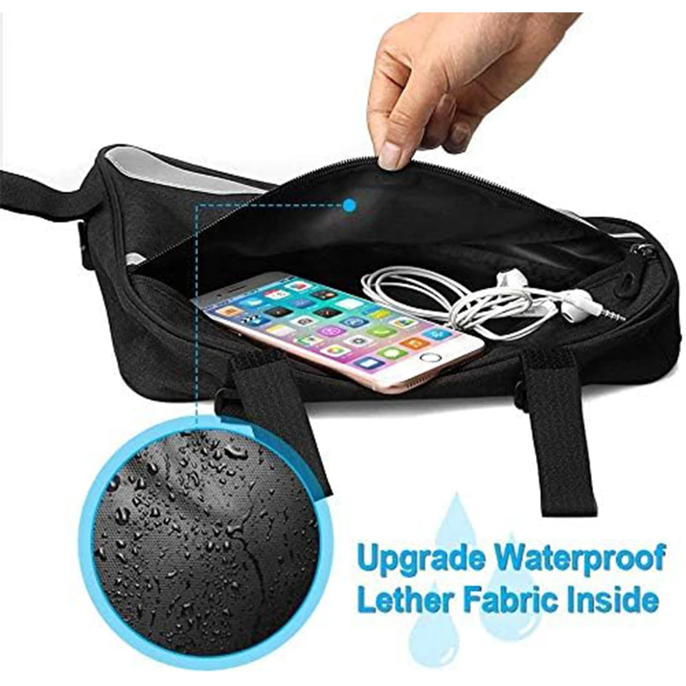 Bike Triangle Frame Bag - Bicycle Storage Bag Bike Accessories Road Mountain Cycling Saddle Pouch Bag Bicycle Accessories Bag - view 2