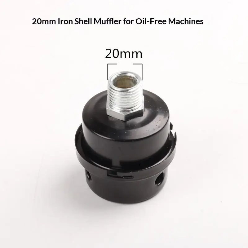 1 Stück 13/16/20 mm Metall-Luftfilter, ölfreier Schalldämpfer, Luftkompressorfilter, Schalldämpfer, Zubehör für Luftkompressorpumpen – Detail 12