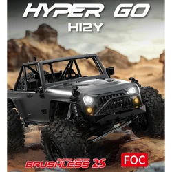 New H12Y+/H12Y HYPER GO 1/12 2.4GHZ RC Brushless Aluminum Car Body Full Car Ball Bearings Electric Car Model Toy