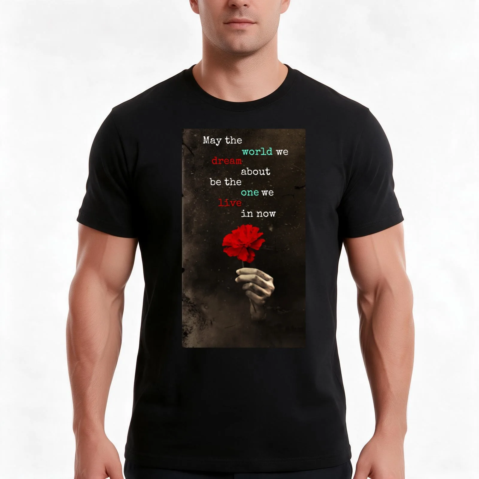 Hadestown Flower Design T-Shirt, Summer Casual Cotton Tee, Oversized Streetwear Tops, Vintage Graphic Print, Unisex Men Women