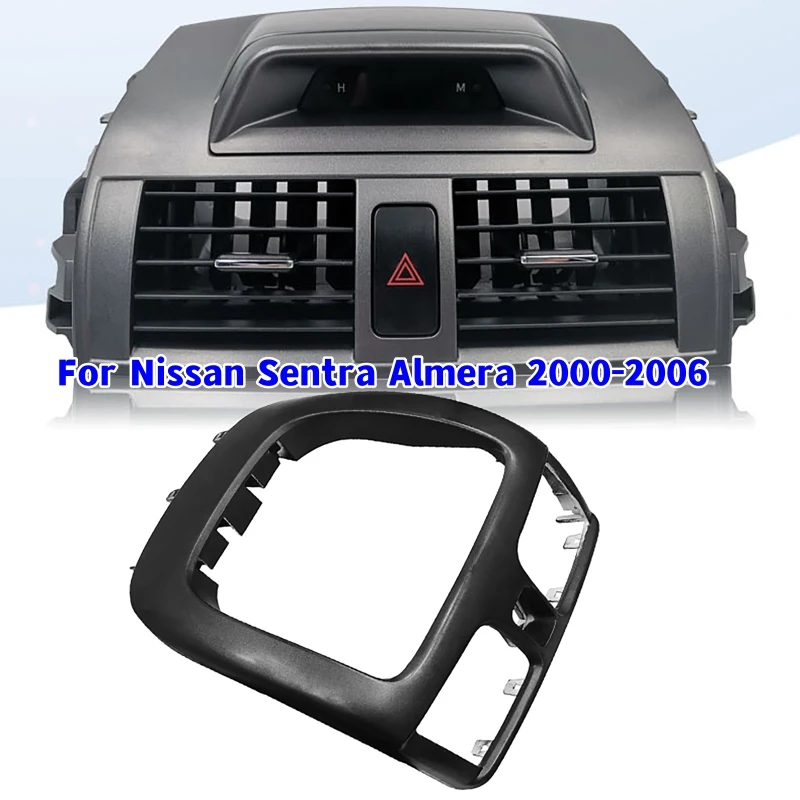 Car Fascia Panel Center Console Instrument Panel Storage Box Base For Nissan Sentra Almera 2000-2006