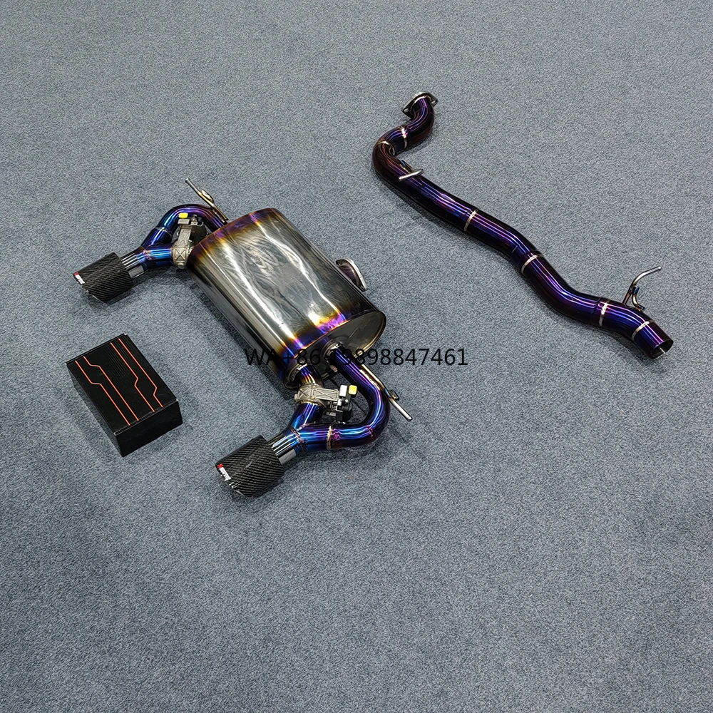 

High Performance Titanium Alloy Exhaust Pipe for Audi TT Four-Wheel Drive Coupe Model TTRS Includes Box Packing