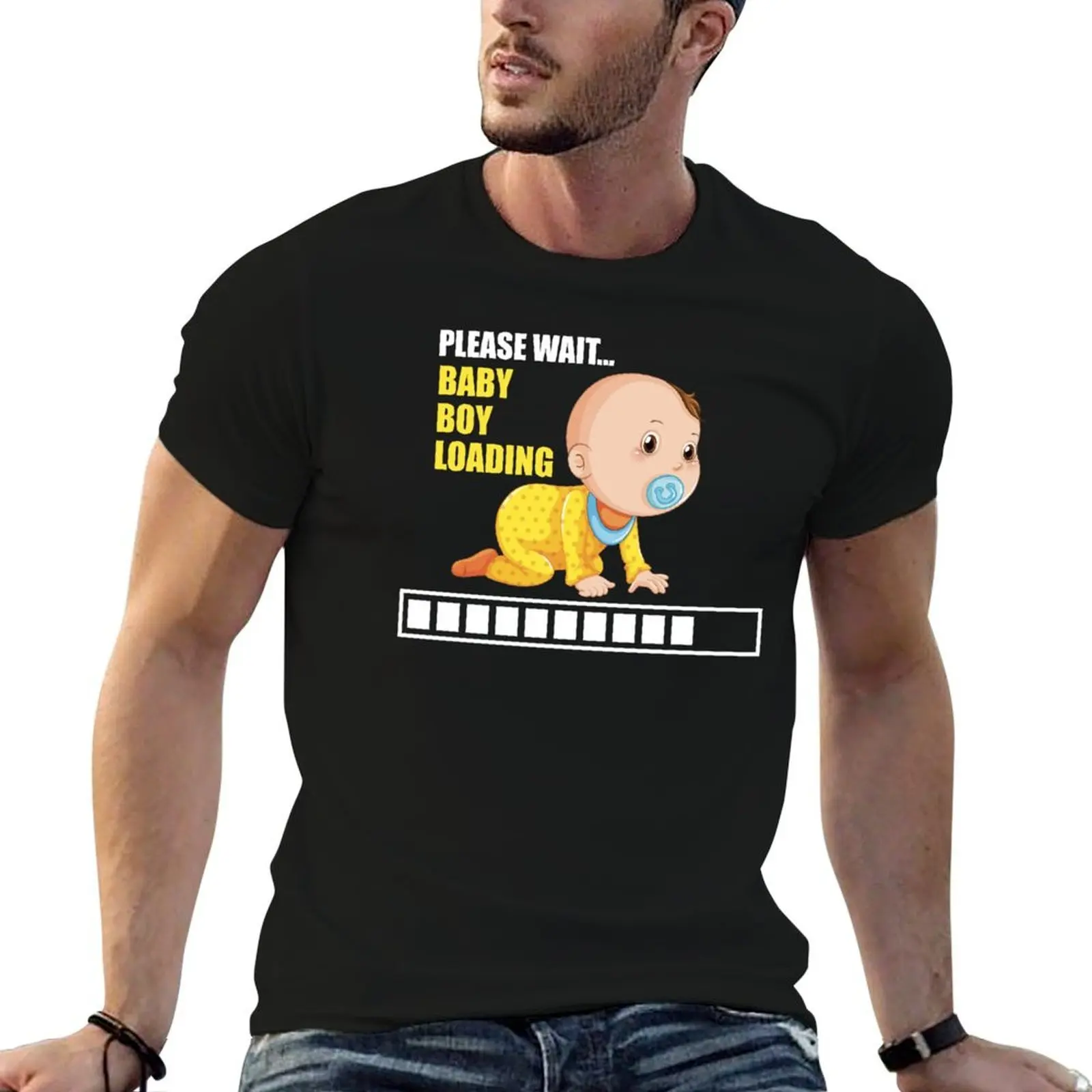 

please wait... baby boy loading T-Shirt graphic t shirts for man funny t shirts man T-Shirt