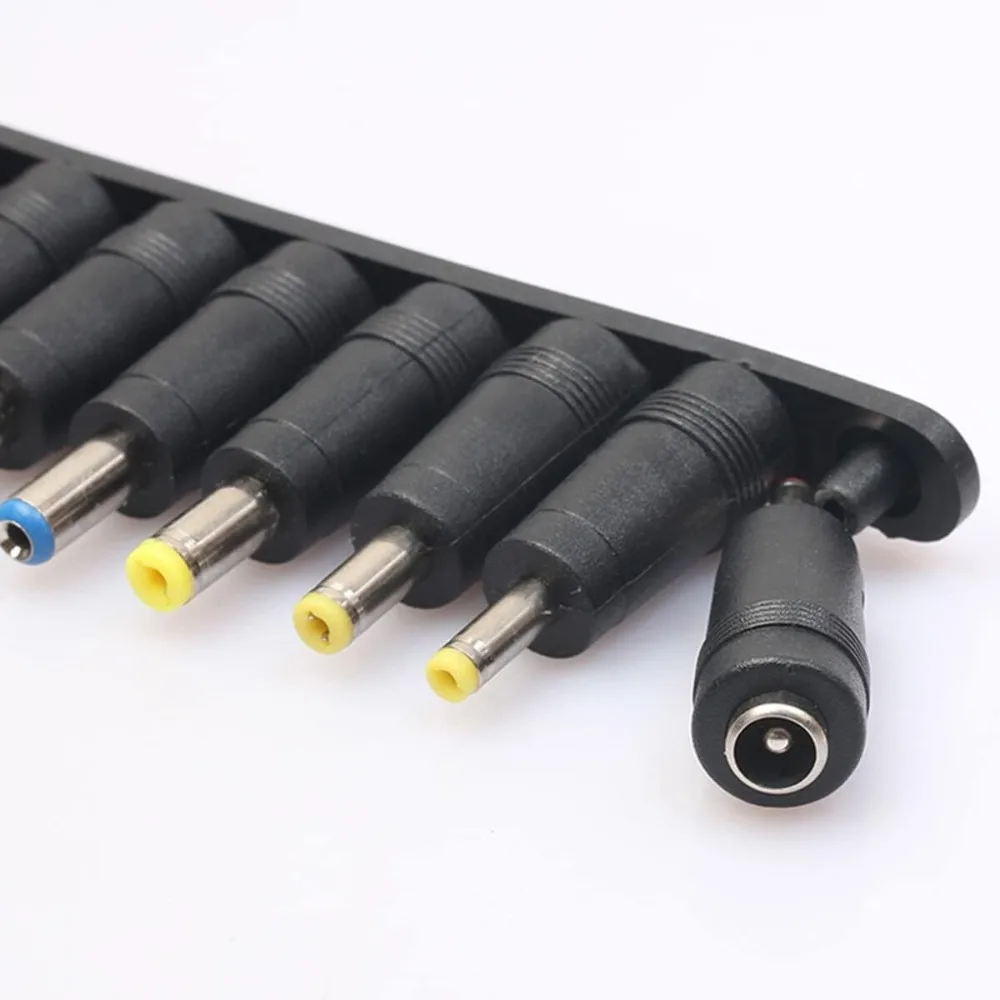 8 Pcs Universal DC Power Adapter Connector Kit Female Plug 8-in-1 Multi-Function Power Adapter Set for CCTV Router Electronics