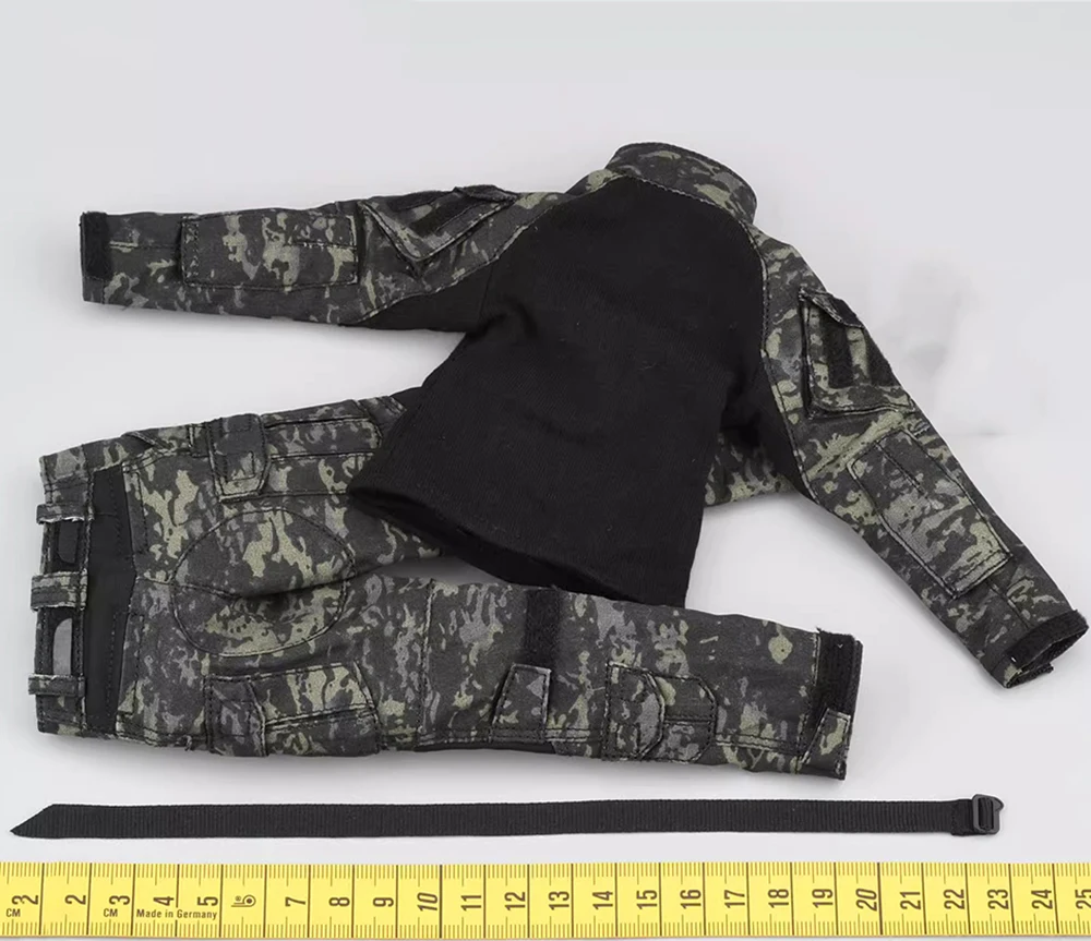 1/6 Easy&Simple ES 26064A Special Mission Unit Operation Soldier Black Dress Uniform Coat Pant Waist Belt For 12" COO Action DIY - Image 3