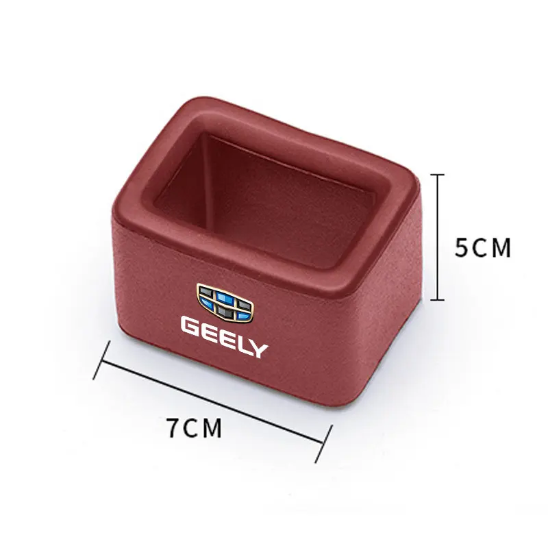 Car Seat Belt Buckle Protector Protective Cover For Geely Manjaro Atlas Pro Emgrand Geometry C Coolray GX3 X7 EC7 GC9 GC5 GC6 CK view 6