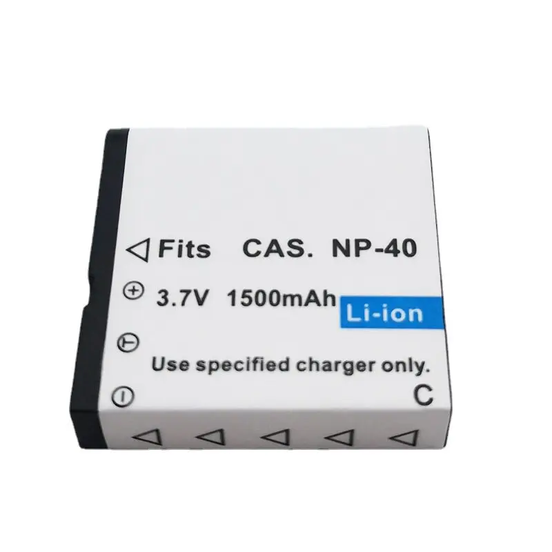 5pcs.。for Casio Fuji digital camera camera rechargeable lithium battery NP-40.。