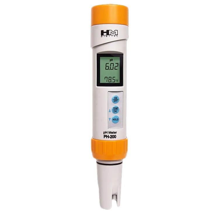 PH-200 Waterproof PH Meter Temperature with Automatic Calibration Function pH Water Quality Pen Tester