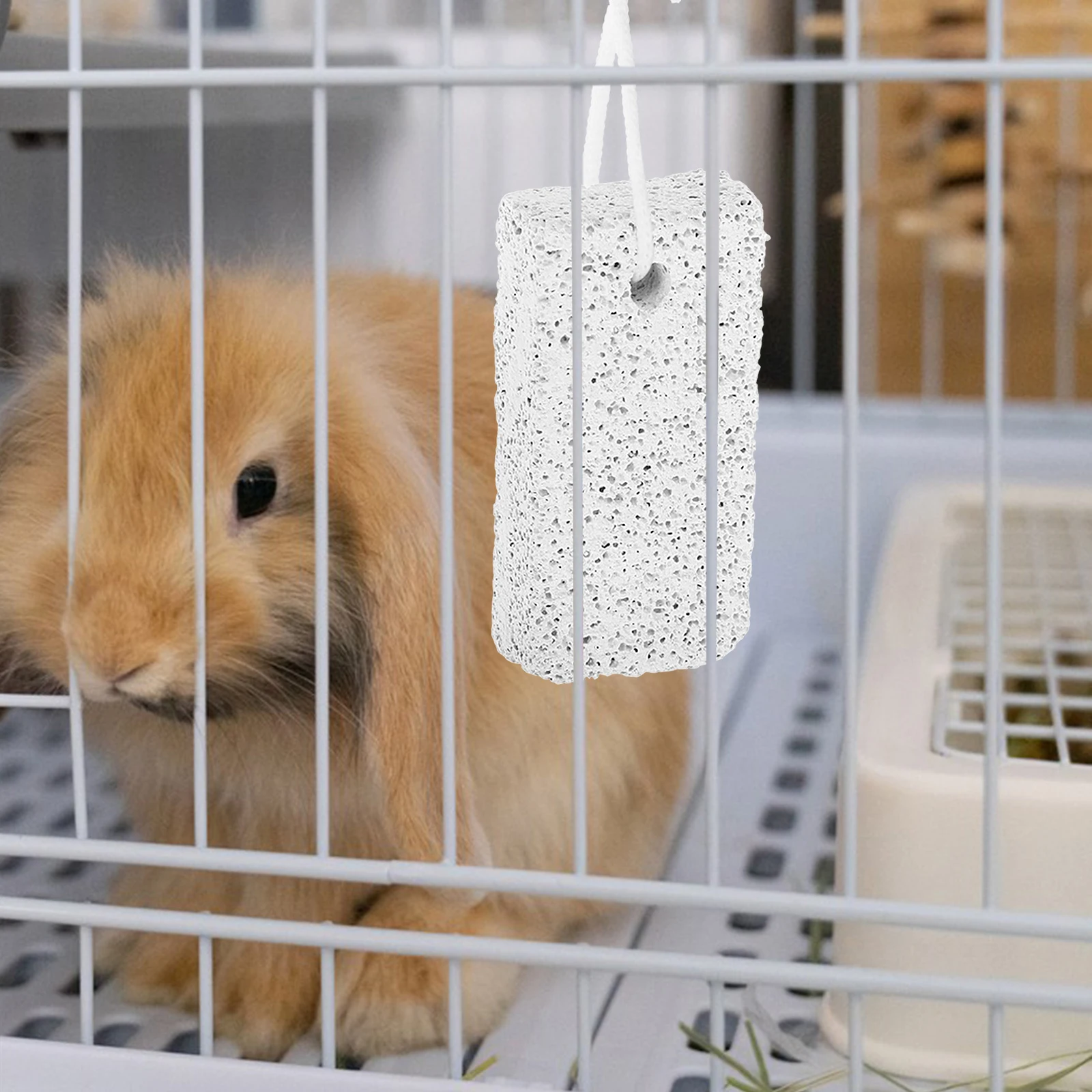 

12Pcs Small Pet Molar Stone Strip Light Grey Hamster Teeth Care Durable Natural Material Dental Health Small Pet Molar Stone