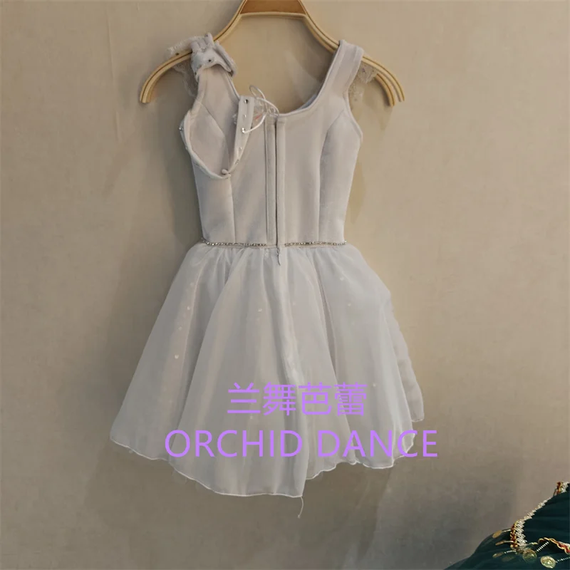BT01680 Professional Prom Variation Performance Wear Private Custom Girls Graduation Ball White Long Ballet Dress