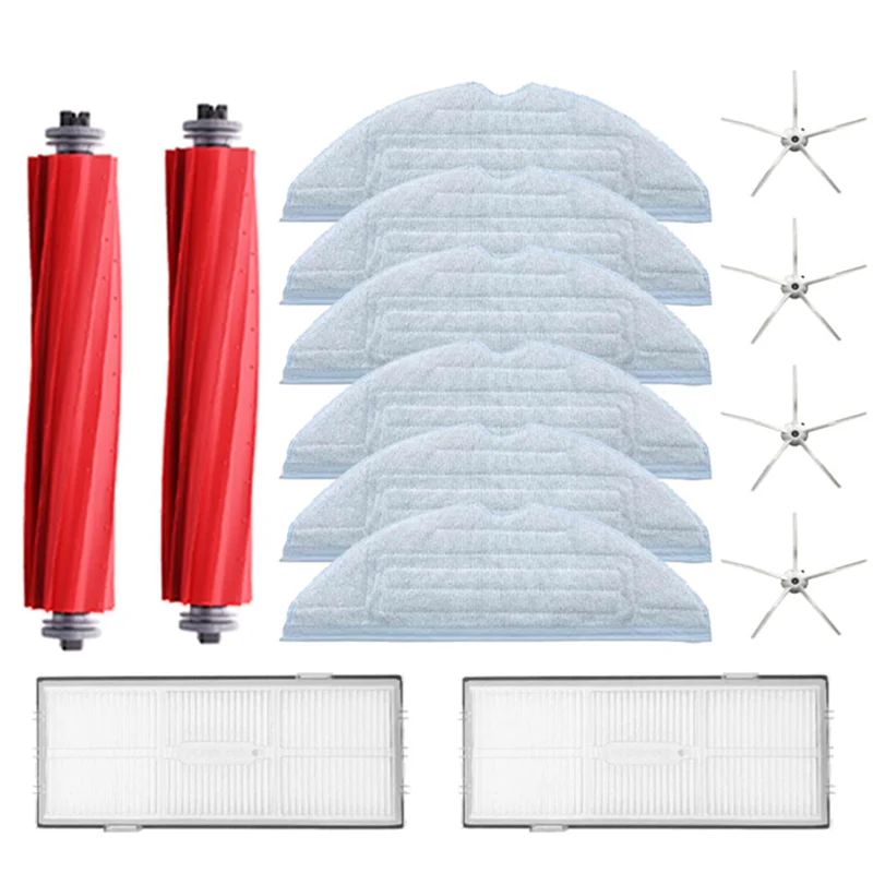 

【ТОЛЬКО СЕГОДНЯ】14 шт. запчастей для Roborock S7: моющийся фильтр, основная щетка, тряпка для влажной уборки, боковая щетка, кронштейн, аксессуары для робота-пылесоса.