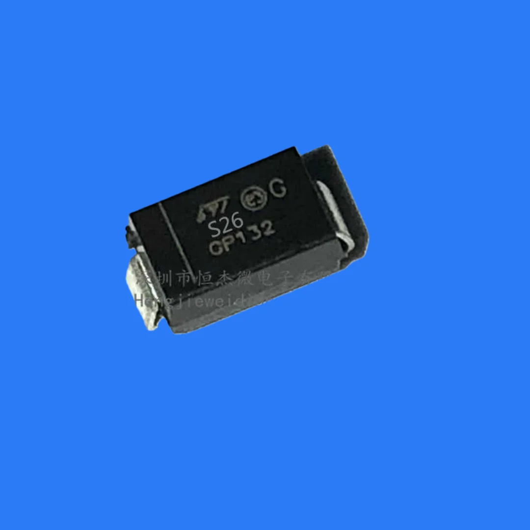10PCS/new imported original STPS2L60A screen printing S26 patch SMA 2A/60V Schottky diode
