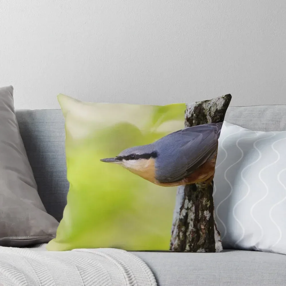 

Nuthatch Throw Pillow Marble Cushion Cover Decorative Sofa Cushion Couch Cushions home decor items pillow