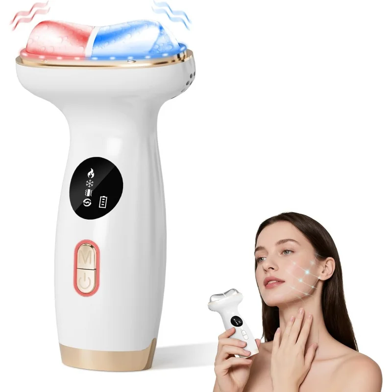 

Red Light for Face & Neck Beauty Massager, 7-in-1 LED Gua Sha Sculptor for Face Neck Eye Lifting,Wrinkles,Puffiness,Firming