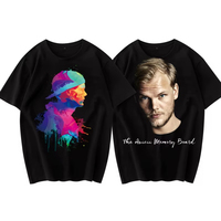 Avicii Short Sleeve Around Avicii T-shirt 100 Dj Ssk S20 Vac Thai Electro Syllabi Wear Matching Clothing Men's and Women's Tee