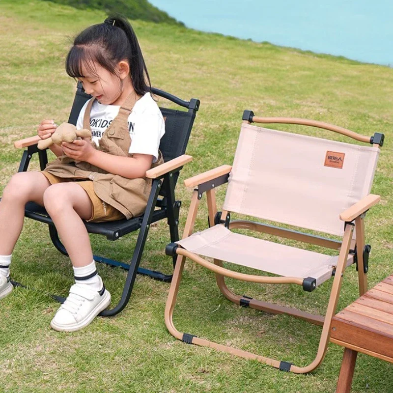 

Outdoor Children Chair Camping Folding Portable Picnic Fishing Chair Beach Adult Relaxing Backrest Outdoor Garden Furniture