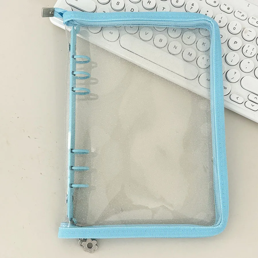 SKYSONIC A5 Loseblatt-Aufbewahrung, transparente Kartenalbumseiten, Reißverschlusstaschen zum Organisieren von Dokumenten und Fotos – Detail 33