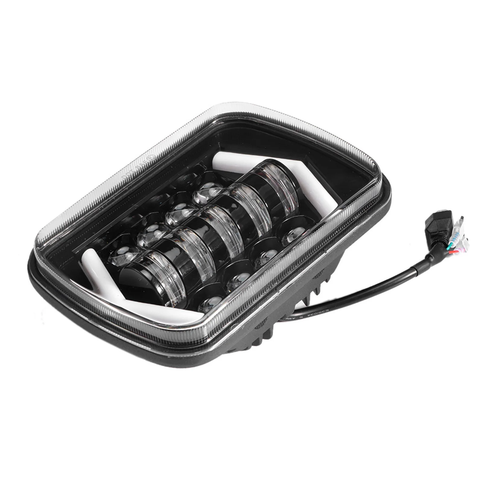 5x7in Koplamp Led Vierkant Licht Hoog/Dimlicht Koplamp Geschikt Voor Jeep Draai Licht Led Koplamp