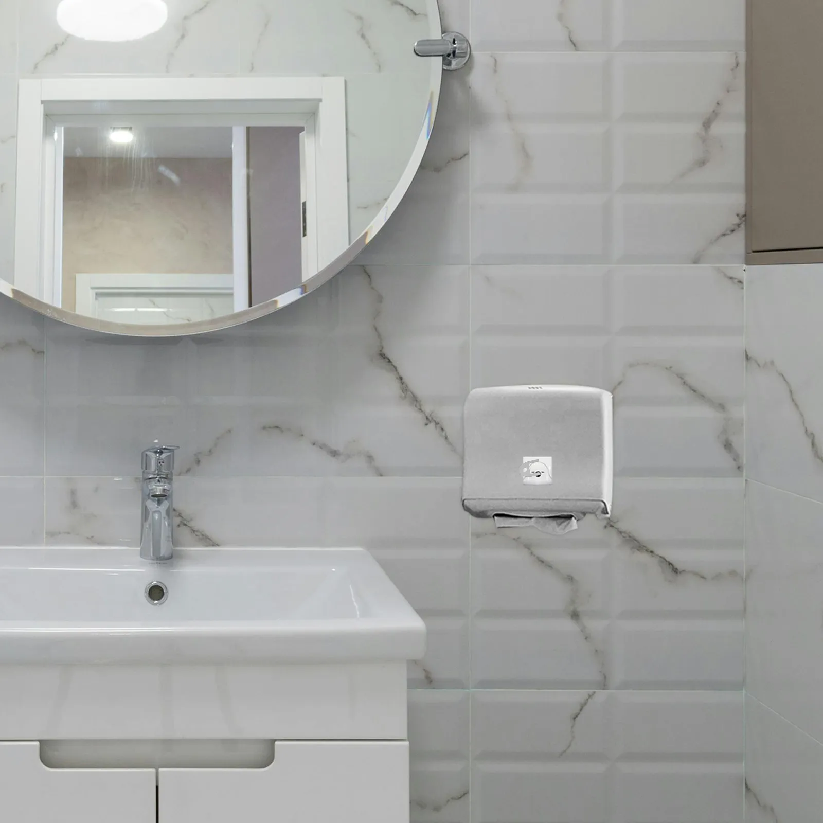 

Запасной ключ для диспенсера для бумажных полотенец, пластиковый ключ для диспенсера туалетной бумаги для коммерческого и домашнего использования, простая установка, элегантный современный дизайн