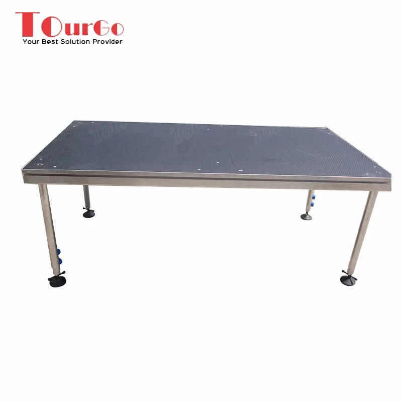Outdoor Mobile Podium Concert Event Speakers Dj Lighting Equipment Professional Portable Wedding Aluminum Stage Platform
