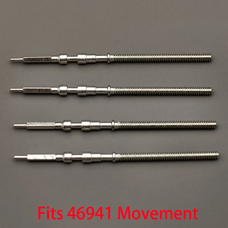 

2PCS/4PCS 46941 Stainless Steel Crown Movement Crown Stem Fits 46941 46943 Automatic Mechanical Movement Stem Watch Replace Part
