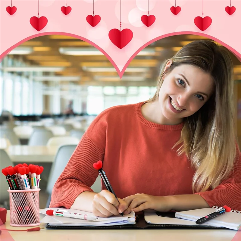 ปากการูปหัวใจวันวาเลนไทน์จํานวนมาก, ปากกาลูกลื่นแบบพับเก็บได้สําหรับวันวาเลนไทน์ผู้ใหญ่ผู้หญิงพยาบาลงานแต่งงาน