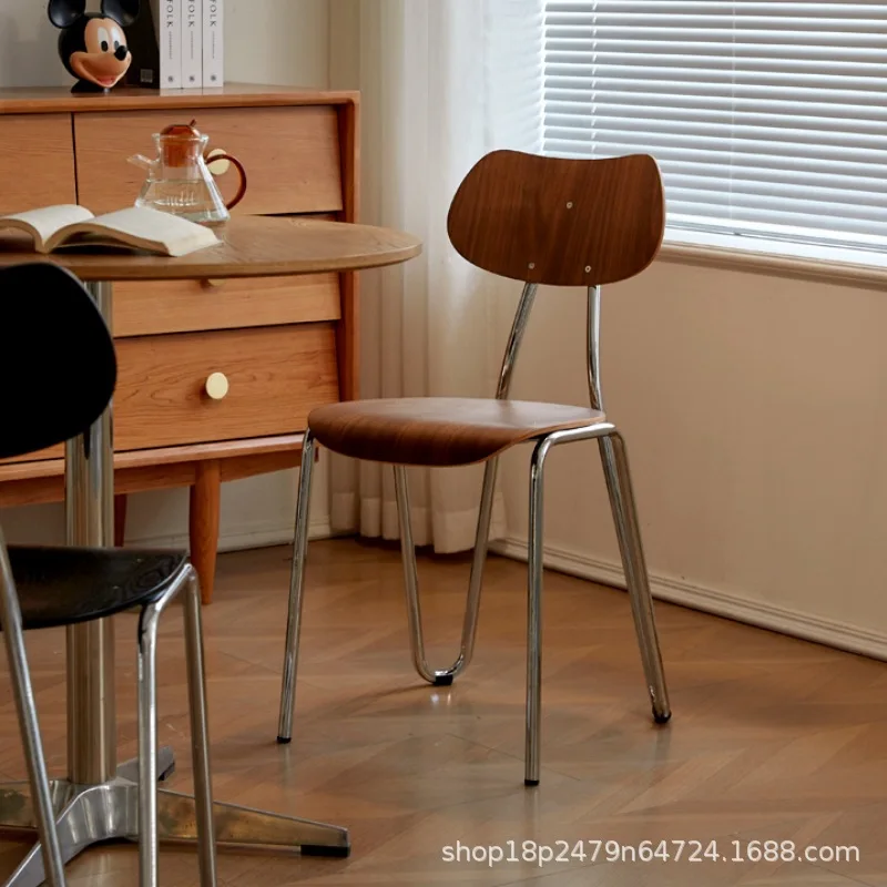 

Обеденные стулья Joylive с деревянными спинками, дизайнерские стулья в стиле ваби-саби, ретро-стулья для обеденного стола.