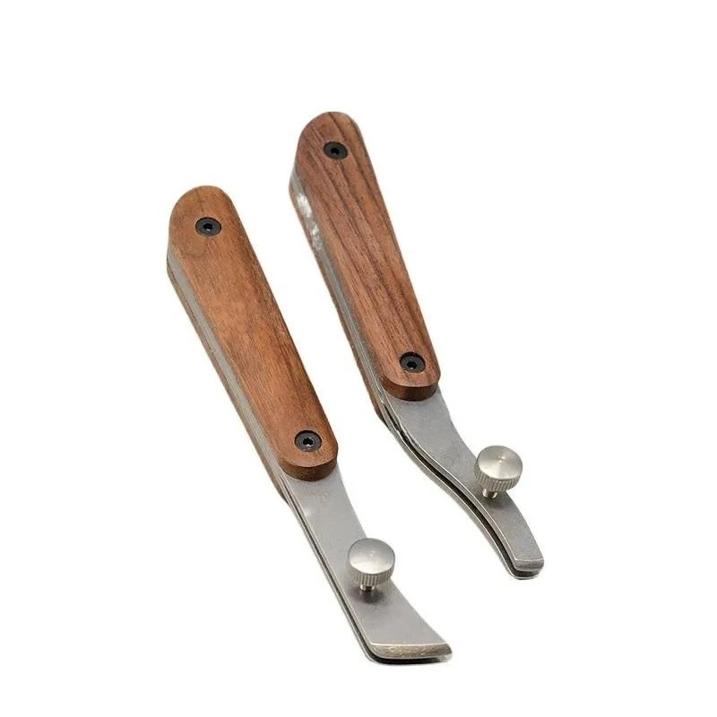 Sideline Grooving Device Set Integrated Keel Groover Tool With Wooden Handle For Drywall Plasterboard Ceiling Installation