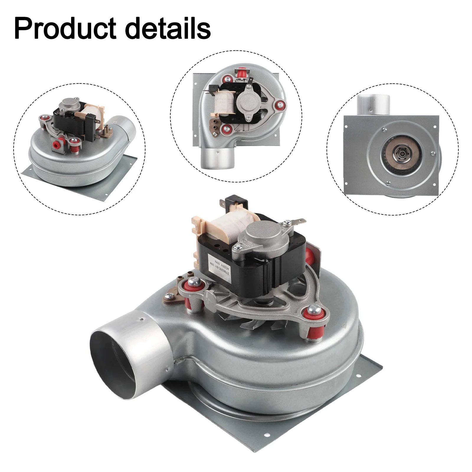 

Двигатель вентилятора 0,3 А Вентилятор вентилятора печи Простая установка Эффективная циркуляция воздуха Высокая термостойкость