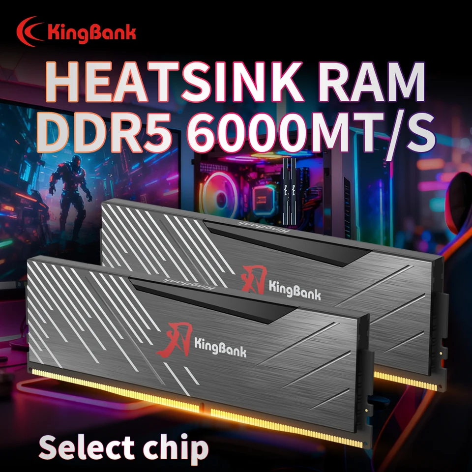 KingBank DDR5 6000MHz 16GB Gaming RAM