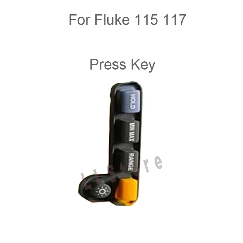 Original New For Fluke 117 116 115 Front Housing shell Rear Cover Yellow Protection Case Press Key Back Battery And Cover case