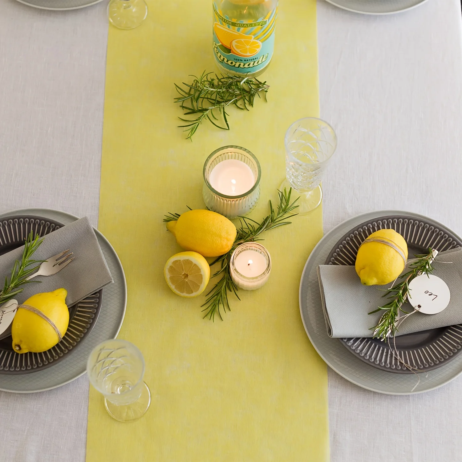 82 FT 100% Non-Woven Fabric Table Runner, Blue Pink Elegant Table Cloth Decoration for Parties Wedding Communions and Birthday