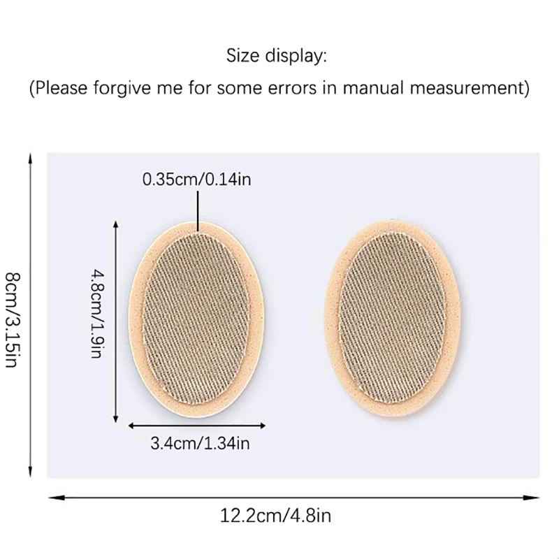 2Sheet Self Adhesive Callus Cushions Oval Shaped Cushion Soft Foam Corn Pad Breathable Toe And Foot Protectors Chicken Eye Patch